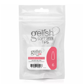 Soft Gel Tips - Stiletto Medium 6 50pk Refill - Gelish