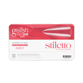 Soft Gel Tips - Stiletto Medium 640pk - Gelish