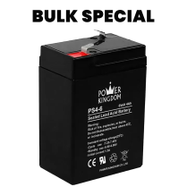 20 BULK PS4-6  6V 4AH  BATTERIES
