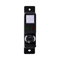 KB03 SLIM DBL POLE KEYSWITCH/ PLASTIC HOUSING  NO TAMPER