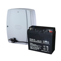 12VdC 6.4 AMP POWER SUPPLY + BA1205T SLA BATT