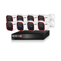 8AH - 8CHDVR+8 BULLET+2X5A PSU+100M Powax KIT