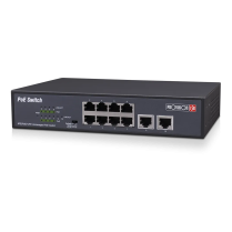 PoE-08120C+2I-V2 PoE Switch Downlink 8x100Mbps Ports 120watt