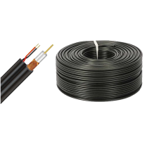 RG59 Powax cable, 0.75mm Power, sold in 100M