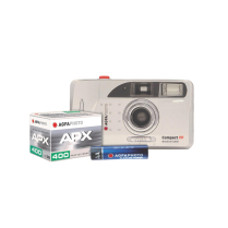 AGFAPHOTO ANALOGUE CAMERA SET WITH B&W APX400 FILM + BATTERY