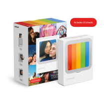 POLAROID HI-PRINT 3x3 PHOTO PRINTER - WHITE + 10 SHEETS