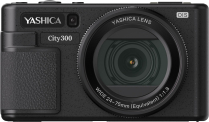YASHICA CITY 300 DIGITAL CAMERA WITH QUICKFLASH CAMERA FLASHLIGHT