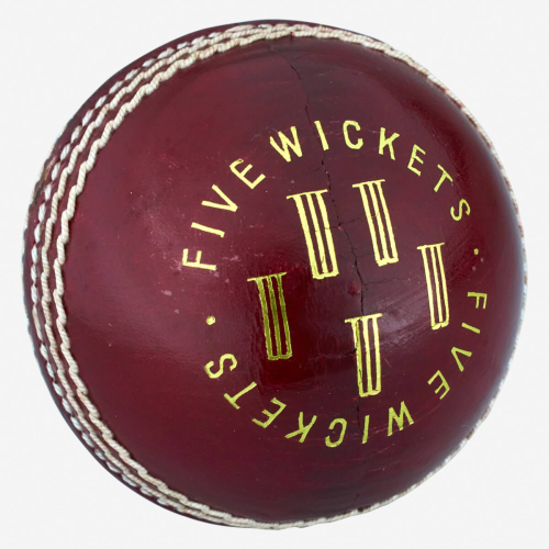 FIVE WICKETS PRESENTATION CRICKET BALL