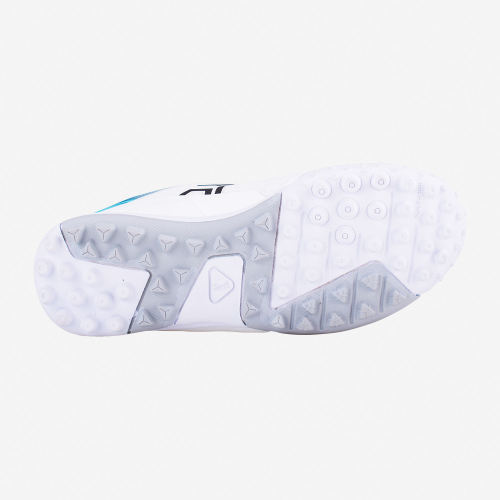 Kookaburra 2024 KC 5.0 Rubber sole Cricket Shoe White/Teal 