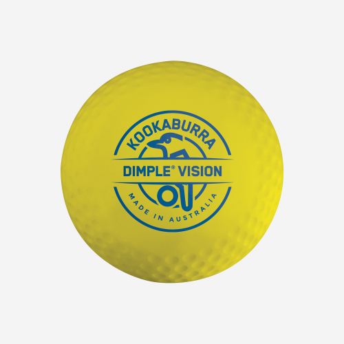 Kookaburra Dimple Vision Yellow Hockey Ball