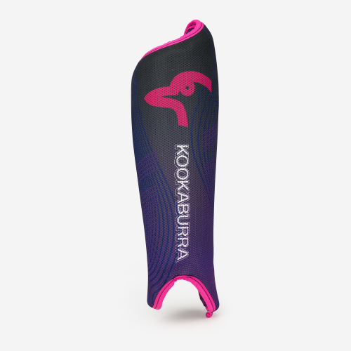 Kookaburra Convert Hockey Shin Guards Purple/Pink