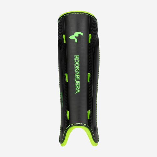 Kookaburra Edge Hockey Shin Guards Black/Lime