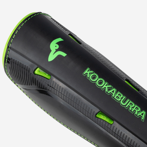 Kookaburra Edge Hockey Shin Guards Black/Lime