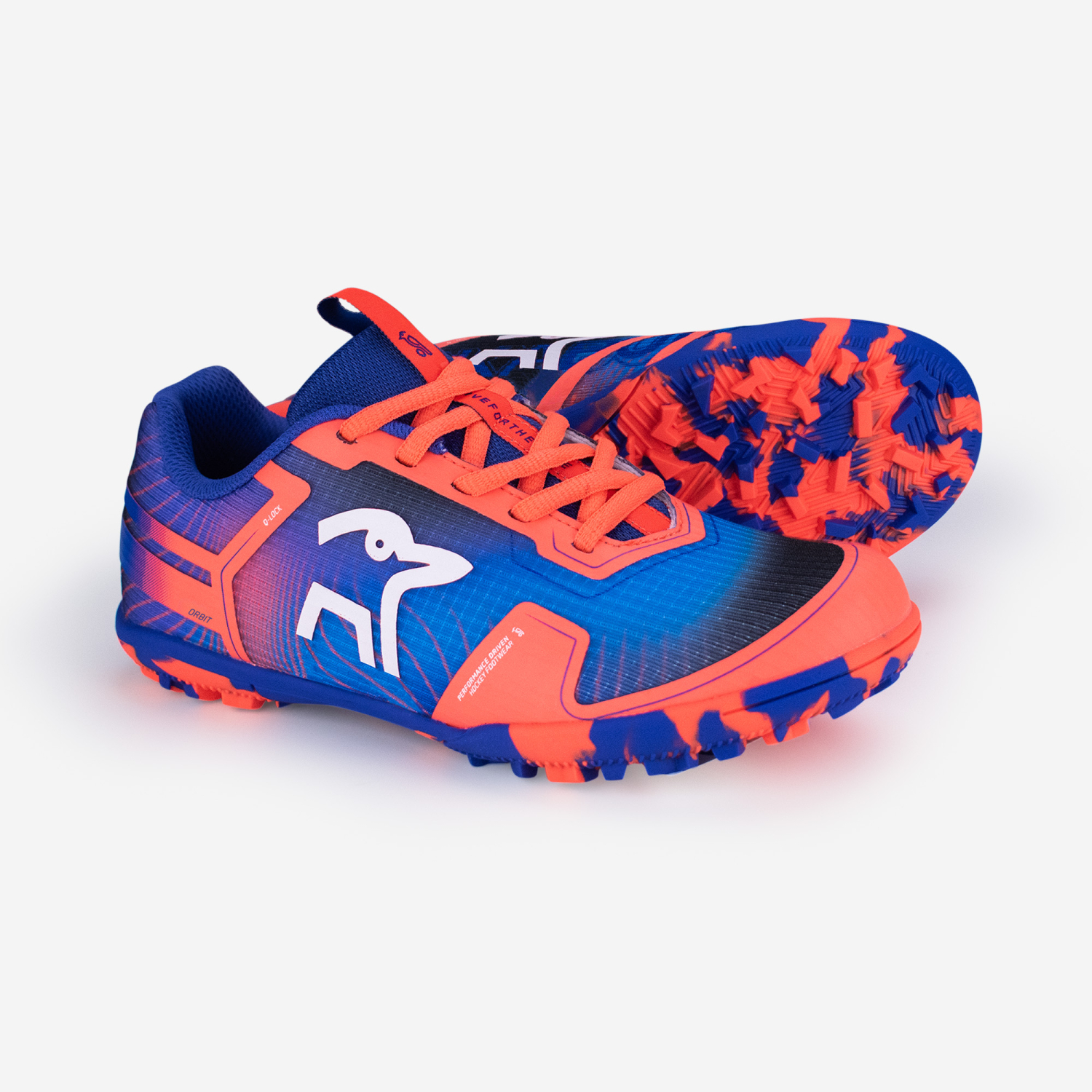 Kookaburra Orbit Hockey Shoes Deep Blue/Coral