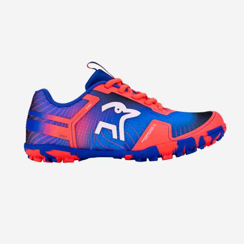 Kookaburra Orbit Hockey Shoes Deep Blue/Coral