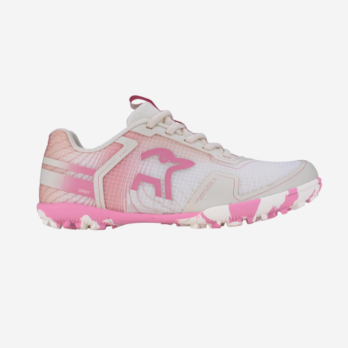 Kookaburra Orbit Hockey Shoes Bone/Salmon Pink 