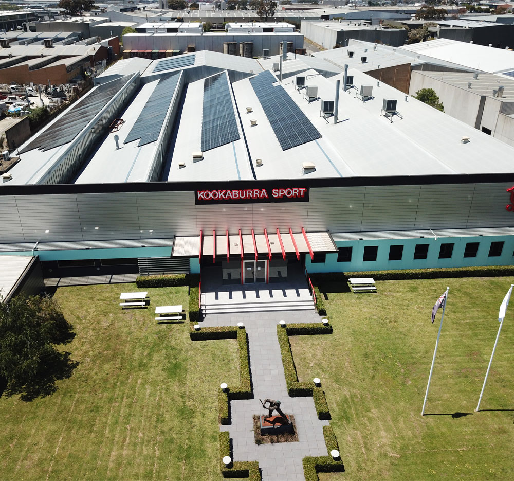 Solar Panels at Kookaburra Sport