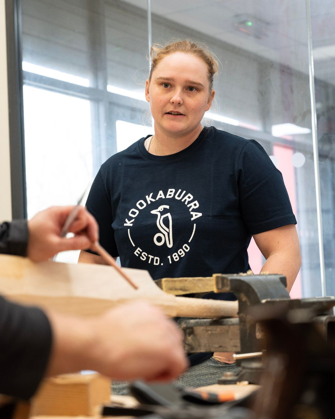 Brony Smith in the Kookaburra Bat Cave