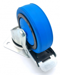 CASTOR 100mm ELEM TW SWIVEL WITH BRAKE