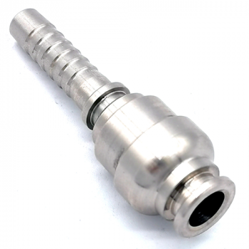 NIPPLE ONLY FOR SWAGING NW8 - 5/16  S/S - K03