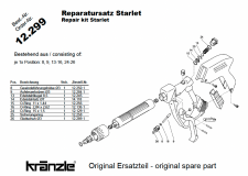 STARLET GUN REPAIR KIT