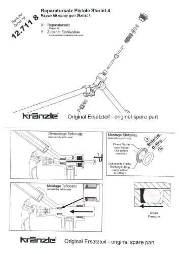 Starlet 4 gun repair kit