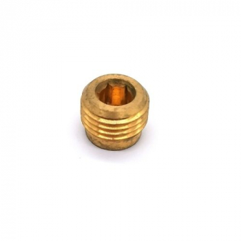 DRAIN PLUG 1/4 MALE ALLEN BRASS