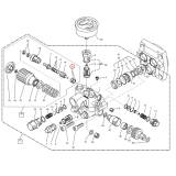 Kranzle parbaks for unloader piston 14mm 14123.1 diagram