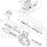 Kranzle unloader piston 8mm parka and rings- 14123 diagram