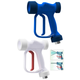 Adjustable low pressure spray gun brass /2 BSP F1 diagram