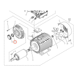 Kranzle Shaft Oil Seal 35 x 47 x 7 product code: 40080 diagram