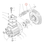 Kranzle spring washer 40510 diagram