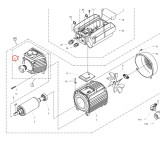 Kranzle shoulder bearing main 41027 diagram