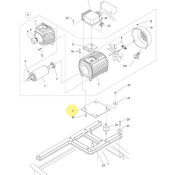 THERM MOTOR ADAPTOR PLATE - 230V