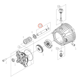 Kranzle Piston 15mm for X-Line 42908 diagram