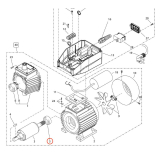 Kranzle rear bearing B side 43025 diagram