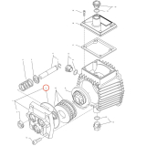 Kranzle oring 83m x 2mm 43039 diagram