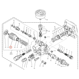 Kranzle unloader hand wheel for az pump 43049 diagram