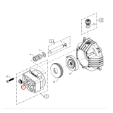 Kranzle oil seal fit into transmission plate diagram 43081