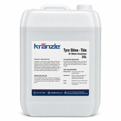 CAR HI GLOSS TYRE SHINE LIQUID - 25L