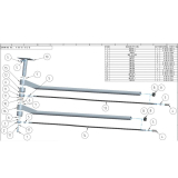 Double boom kit drawing