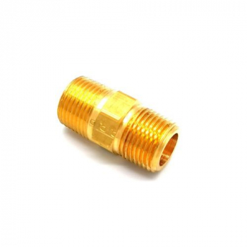 NIPPLE HEX 3/8 BRASS