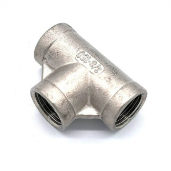 T-PIECE FEMALE 10MM 3/8' 316 BSP