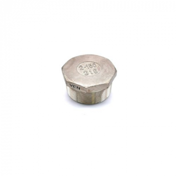 STEAMER BLOCK-OFF CAP 2" S/S HEX