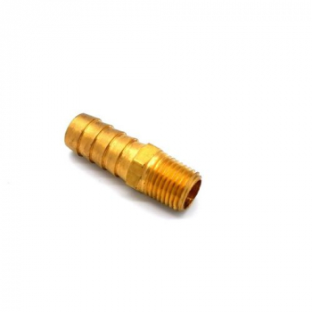 HOSE TAIL BRASS 1/4 M - 1/2 TAIL