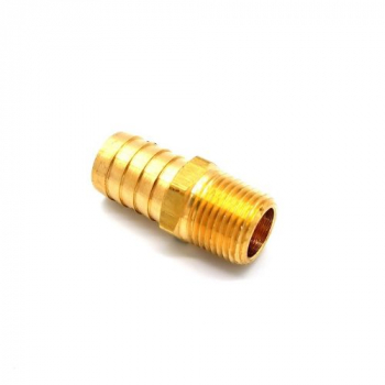 HOSE TAIL BRASS 1/2 M - 3/4 TAIL