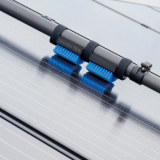 solar slide brush set for modular pole system application