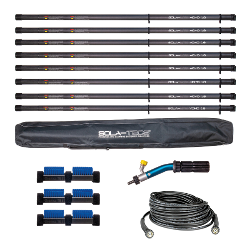 Solar Panel Cleaning - Modular Pole Set