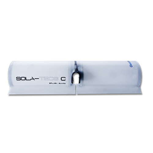 Solar panel brush splash guard - c800