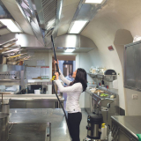 Tecnovap steam cleaner for kitchen cleaning